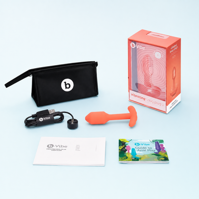 b-Vibe Vibrating Snug Plug 1 – Rechargeable Silicone Vibrating Anal Plug