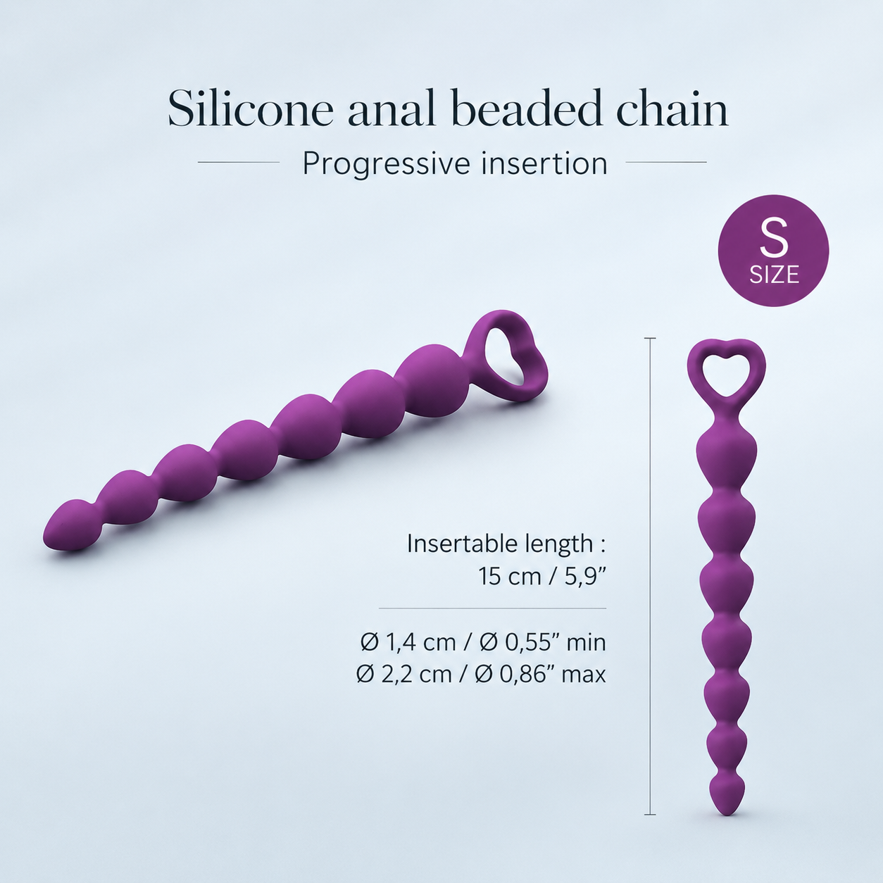 Love To Love Bing Bang Anal Plug Small – Soft Silicone Anal Bead Plug
