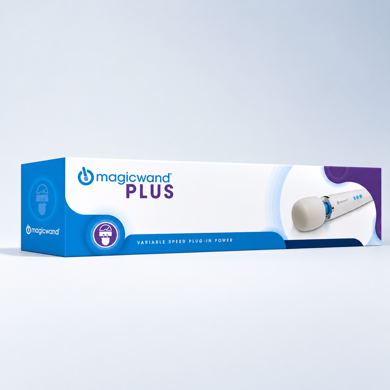 Magic Wand Plus – Powerful Corded Wand Massager with 4 Intensity Levels