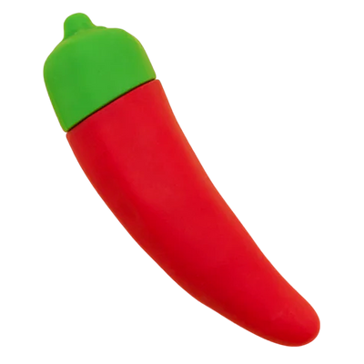 Emojibator Chili Pepper Vibrator – Waterproof Rechargeable Bullet Vibrator