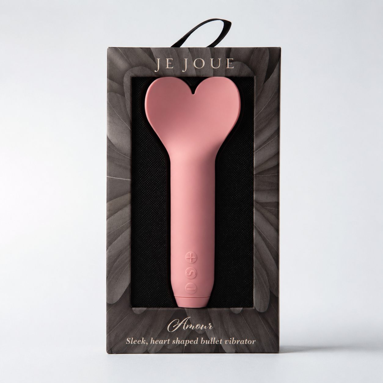 Je Joue Amour Bullet Pale Rosette – Heart-Shaped Bullet Vibrator with Fluttering Tip