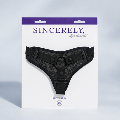 Sportsheets Sincerely Lace Strap On – Elegant Adjustable Lace Harness