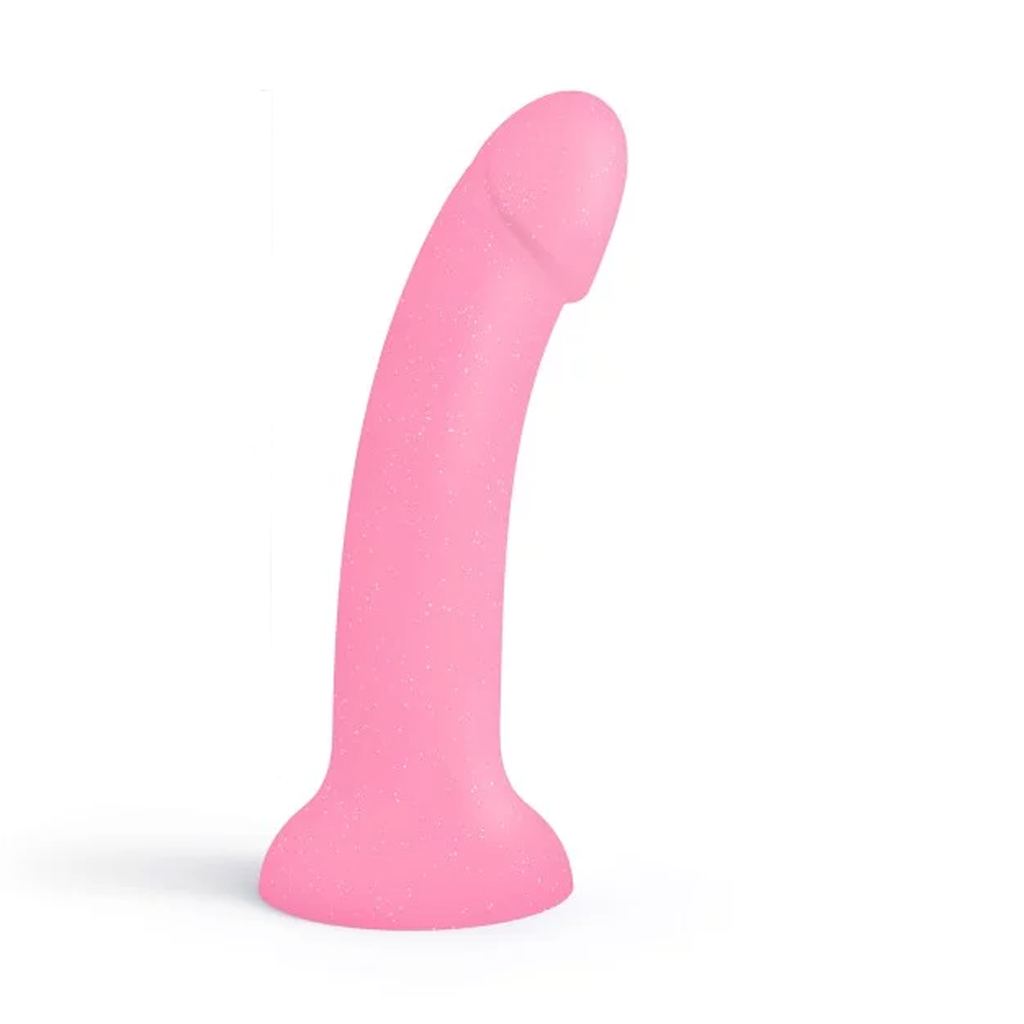 Love To Love Dildolls Glitzy 6" Dildo – Sparkly Silicone Dildo with Suction Cup