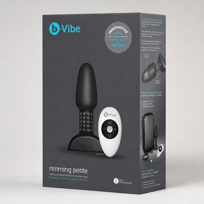 b-Vibe Rimming Petite Plug – Rotating & Vibrating Silicone Anal Plug