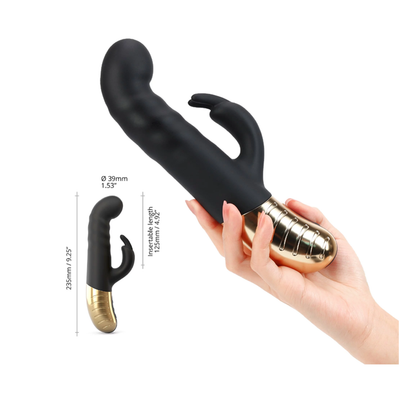 Dorcel G-Stormer Rabbit Vibrator – G-Spot Rabbit Vibrator with Thrusting Motion