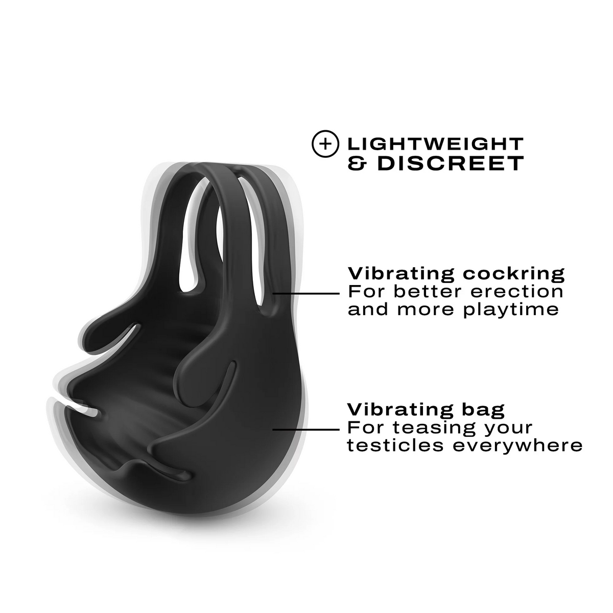 Dorcel Fun Bag Testicle Vibrator – Waterproof Testicle & Penis Stimulator