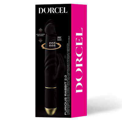 Dorcel Furious Rabbit Vibrator 2.0 – 3-in-1 Dual-Motor Rabbit Vibrator