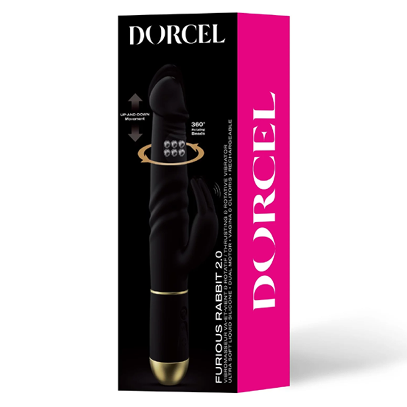 Dorcel Furious Rabbit Vibrator 2.0 – 3-in-1 Dual-Motor Rabbit Vibrator