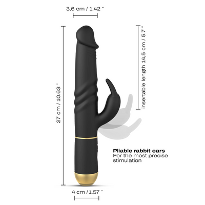 Dorcel Furious Rabbit Vibrator 2.0 – 3-in-1 Dual-Motor Rabbit Vibrator