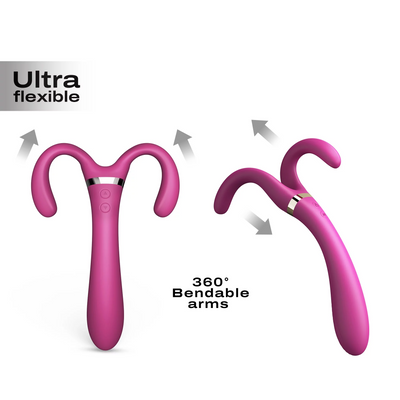 Dorcel Infinite Joy Flexible Vibrator – 360° Bendable Triple-Motor Vibrator