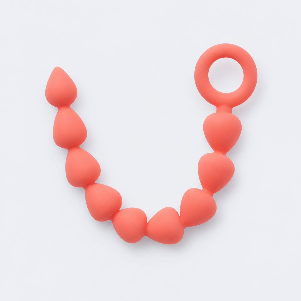 Sex & Mischief Peaches ’n CreaMe Silicone Anal Beads – Soft Silicone Graduated Anal Beads
