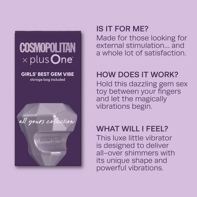Girls Best Gem Vibe - Cosmo – Waterproof Rechargeable Gem Vibrator