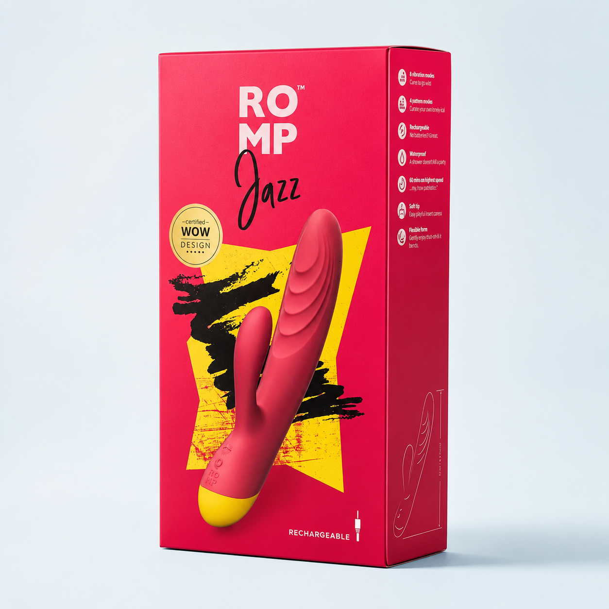 Romp Jazz Rabbit Vibrator – Waterproof Dual-Stimulation Rabbit Vibrator