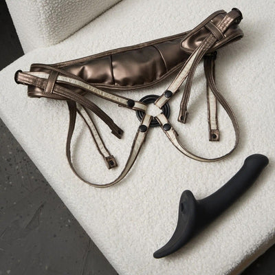 Strap On Me Leatherette Desirous Harness – Adjustable Bare-Back Strap-On Harness