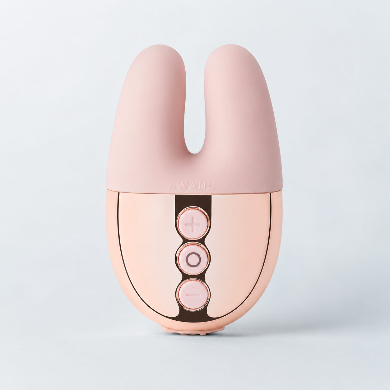 Le Wand Double Vibe Rose Gold – Palm-Sized Rechargeable Dual Vibrator