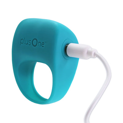PlusOne Vibrating Ring – Rechargeable Silicone Vibrating Cock Ring