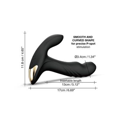 Dorcel Multi P-Joy Prostate Massager – Remote-Controlled Triple-Motor Prostate Toy