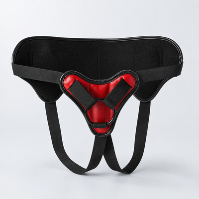Sportsheets Saffron Strap On Harness – Sleek Adjustable PU Leather Harness