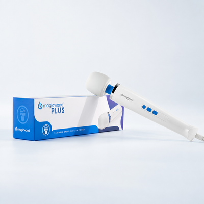 Magic Wand Plus – Powerful Corded Wand Massager with 4 Intensity Levels