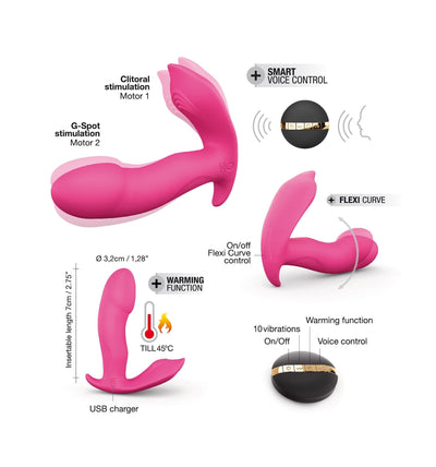 Dorcel Secret Clit Remote Controlled Vibrator – Adjustable G-Spot & Clitoral Vibrator