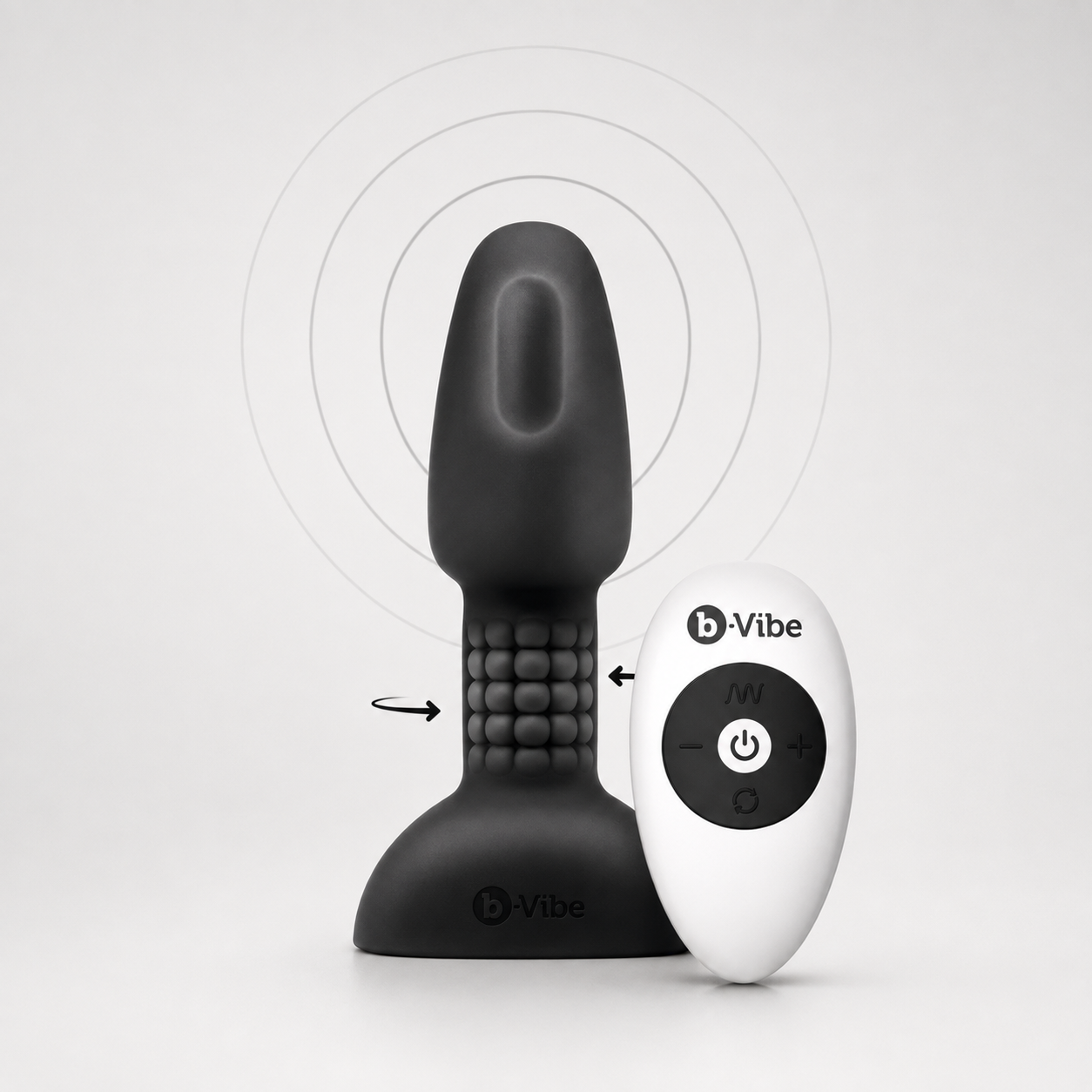 b-Vibe Rimming Petite Plug – Rotating & Vibrating Silicone Anal Plug