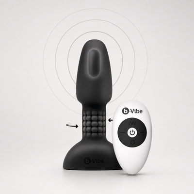 b-Vibe Rimming Petite Plug – Rotating & Vibrating Silicone Anal Plug