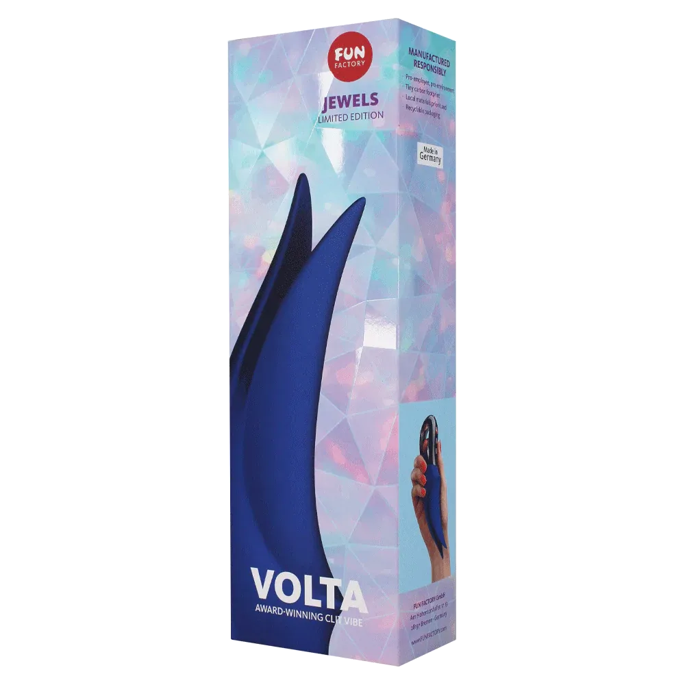 Fun Factory Volta Vibrator – Fluttering Clitoral Vibrator with Deep Rumbly Power