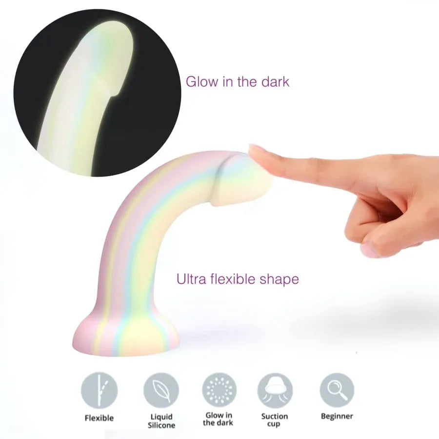 Love To Love Dildolls Fantasia 6" Dildo – Flexible Silicone Dildo with Suction Cup