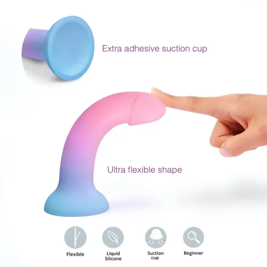 Love To Love Dildolls Utopia 6" Dildo – Curved Silicone Dildo with Suction Cup