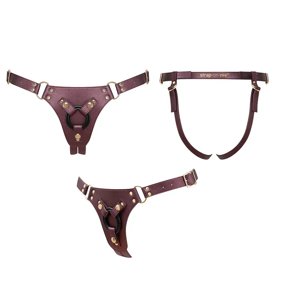 Strap On Me Simili Generous Harness – Adjustable Faux Leather Strap-On Harness