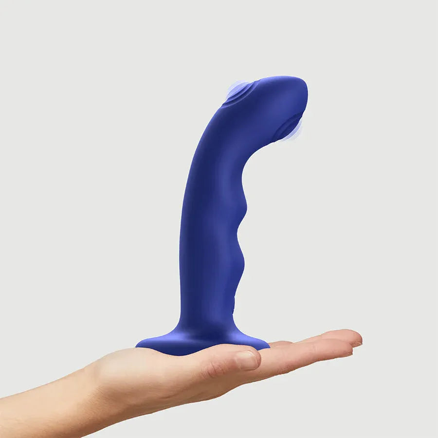 Strap On Me Tapping Dildo Wave – Waterproof Double-Tap Silicone Dildo