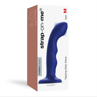Strap On Me Tapping Dildo Wave – Waterproof Double-Tap Silicone Dildo