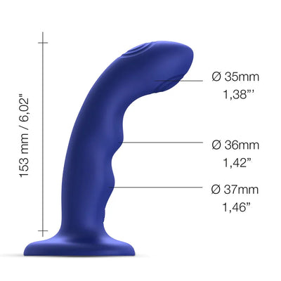 Strap On Me Tapping Dildo Wave – Waterproof Double-Tap Silicone Dildo