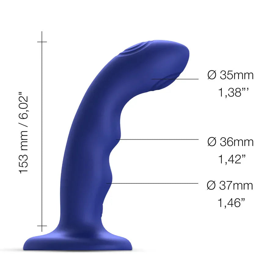 Strap On Me Tapping Dildo Wave – Waterproof Double-Tap Silicone Dildo