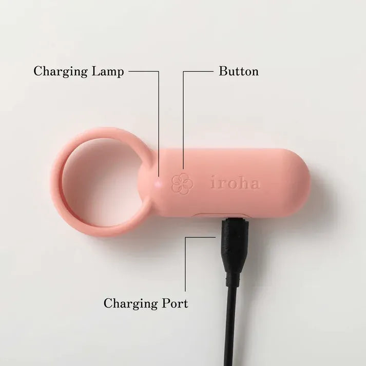Tenga Iroha SVR Very Vibrating Ring – Rechargeable Silicone Vibrating Cock Ring