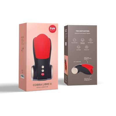 Fun Factory Cobra Libre II Penis Massager – Rechargeable Penis Head Vibrator