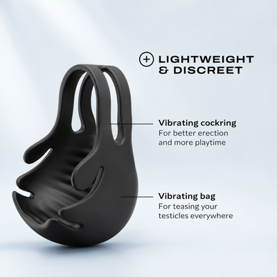 Dorcel Fun Bag Testicle Vibrator – Waterproof Testicle & Penis Stimulator