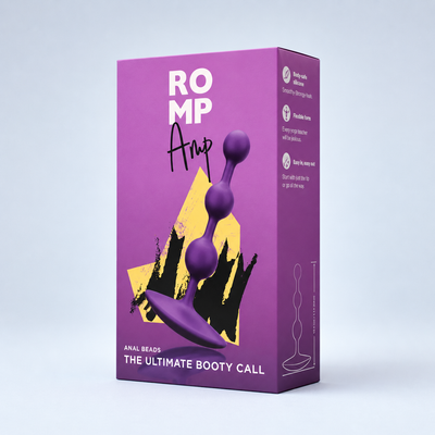ROMP Amp Anal Beads – Body-Safe Silicone Anal Bead Toy
