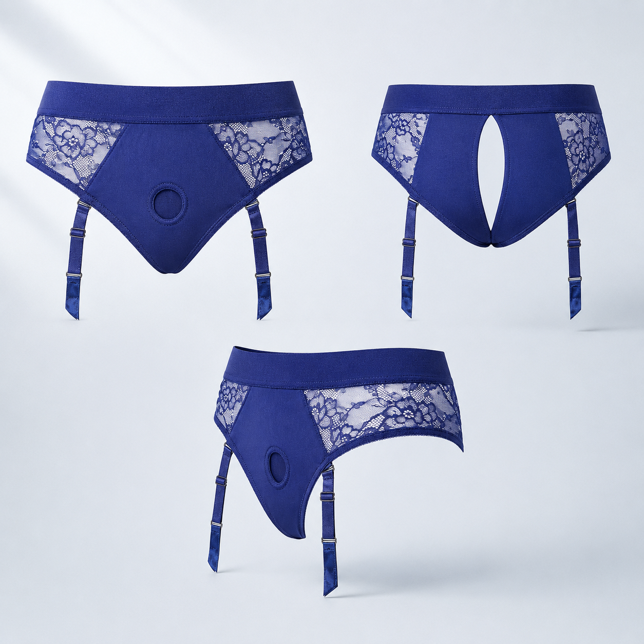 Strap on me night blue diva harness