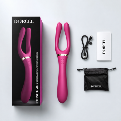 Dorcel Infinite Joy Flexible Vibrator – 360° Bendable Triple-Motor Vibrator