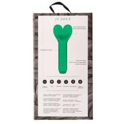 Je Joue Amour Bullet Pale Rosette – Heart-Shaped Bullet Vibrator with Fluttering Tip
