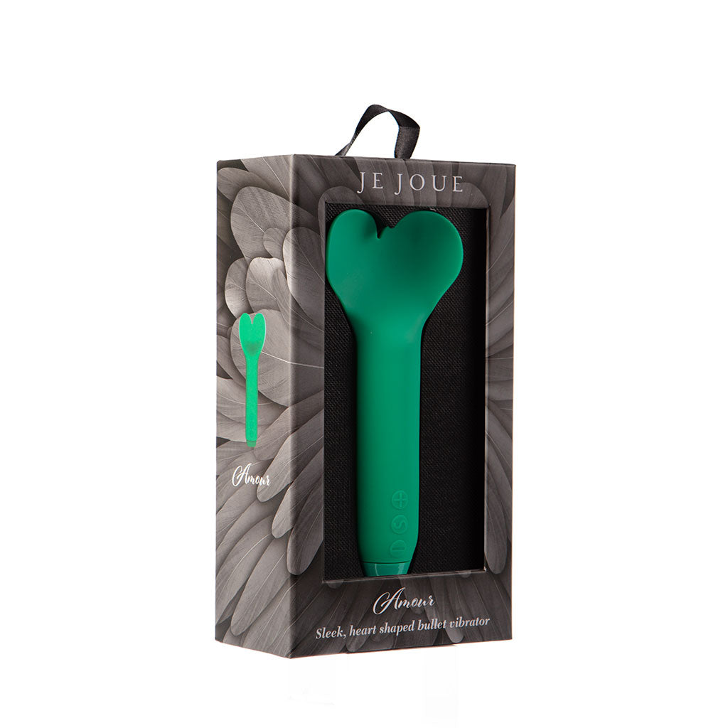 Je Joue Amour Bullet Pale Rosette – Heart-Shaped Bullet Vibrator with Fluttering Tip