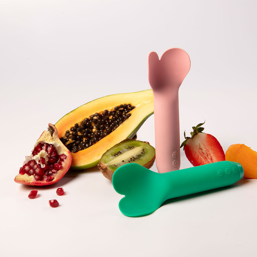 Je Joue Amour Bullet Pale Rosette – Heart-Shaped Bullet Vibrator with Fluttering Tip