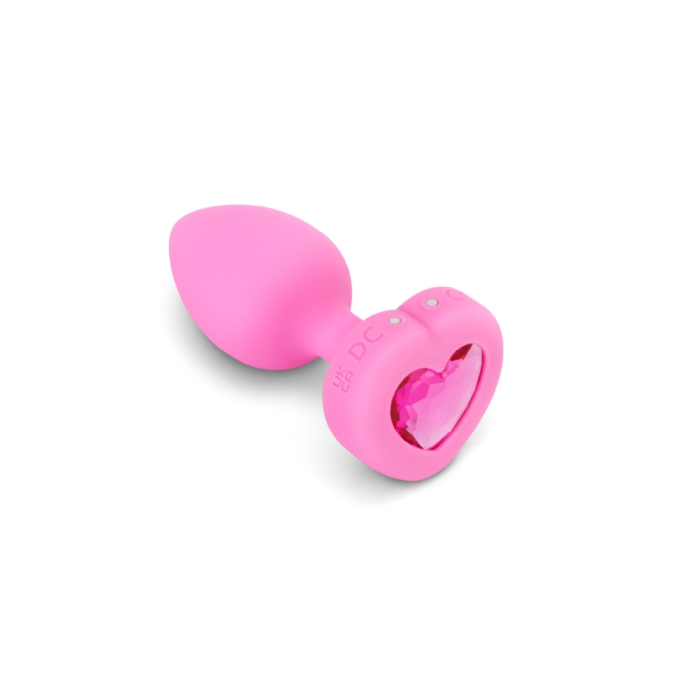 b-Vibe Vibrating Heart Remote Control Plug – Silicone Remote-Controlled Anal Plug