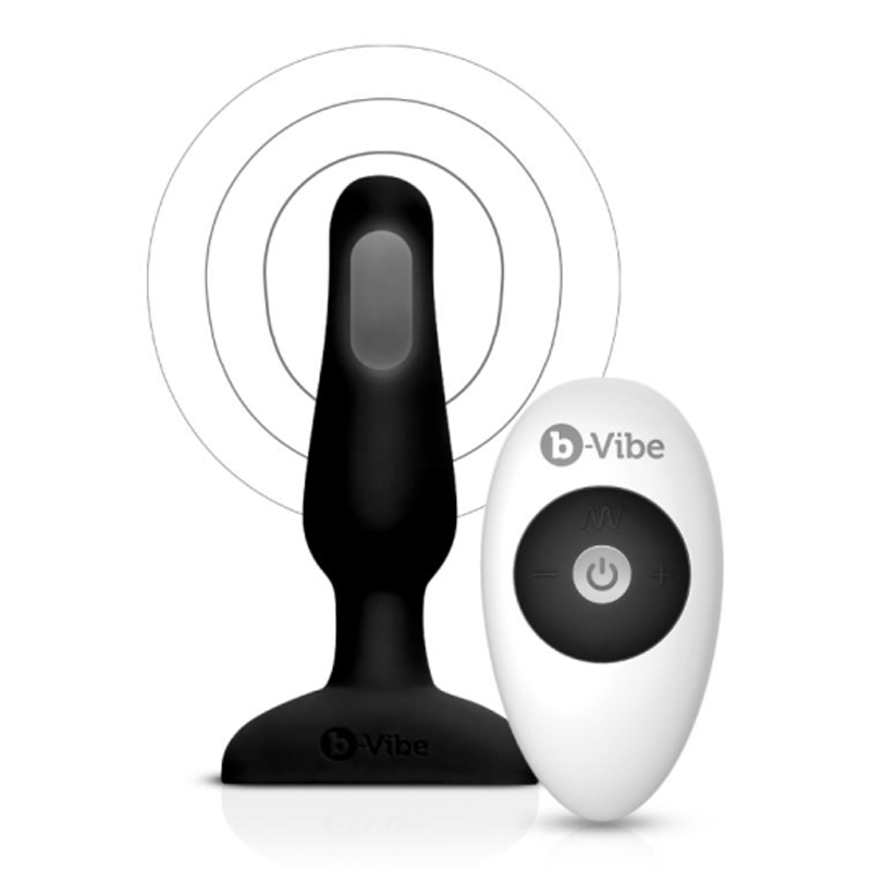 b-Vibe Novice Plug – Beginner-Friendly Remote-Controlled Anal Plug