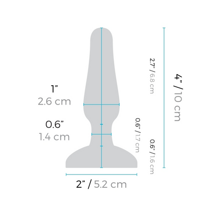 b-Vibe Novice Plug – Beginner-Friendly Remote-Controlled Anal Plug