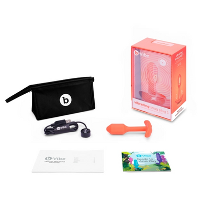 b-Vibe Vibrating Snug Plug 1 – Rechargeable Silicone Vibrating Anal Plug