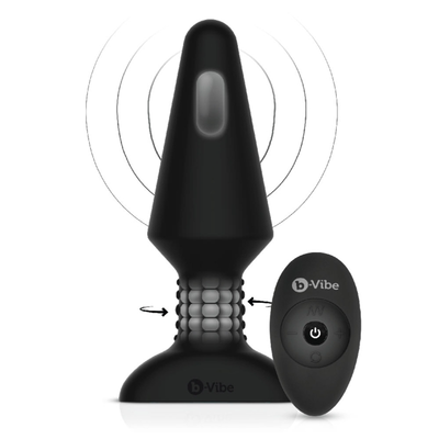 b-Vibe Rimming Plug XL – Large Remote-Controlled Vibrating Anal Plug