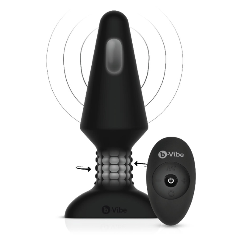 b-Vibe Rimming Plug XL – Large Remote-Controlled Vibrating Anal Plug