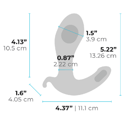 b-Vibe Expand Plug – Remote-Controlled Expanding Prostate Plug